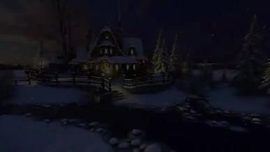 YM2975圣诞小屋雪景(含音乐)视频的预览图